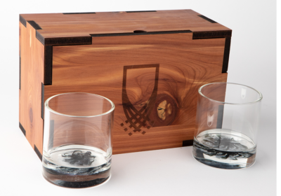 Memorial Ash Barware - Whiskey Glasses With The Ash of Your Loved One